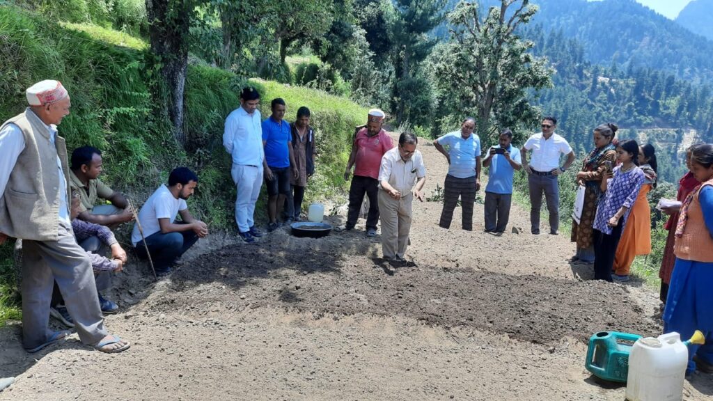 kullu mai chirayata kheti ka safal parikshan