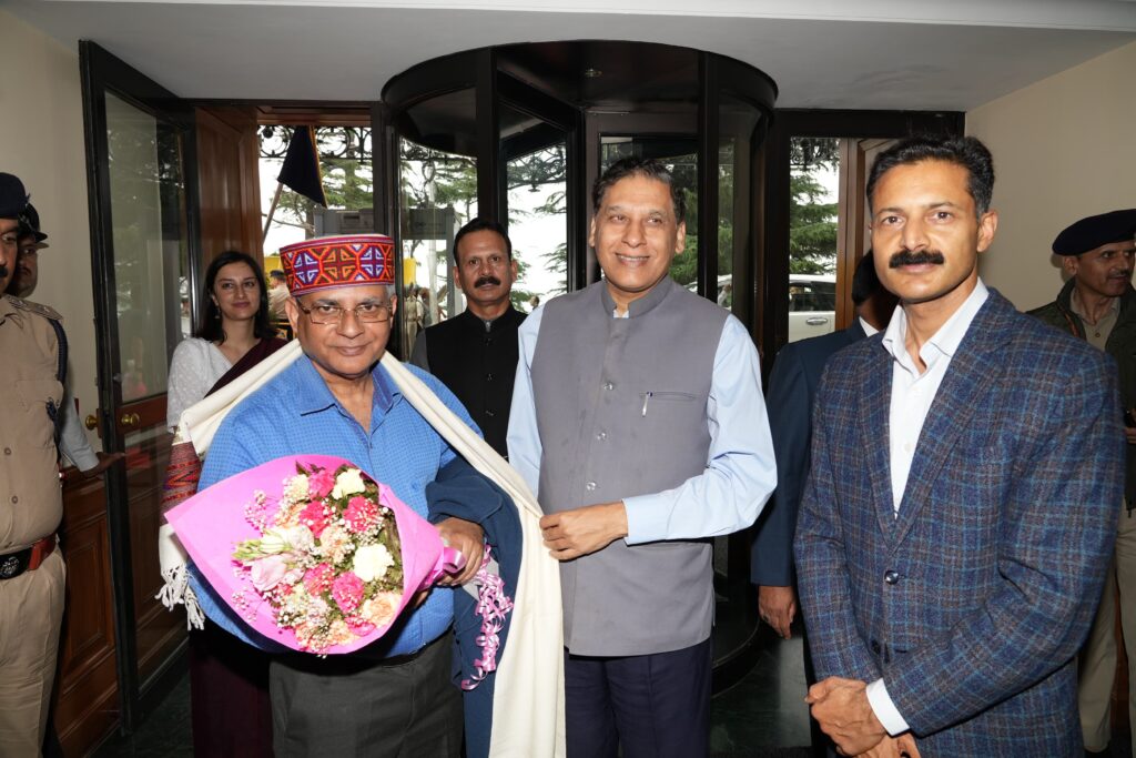 प्रदेश के तीन दिवसीय दौरे पर शिमला पहुंचा 16वां वित्त आयोग