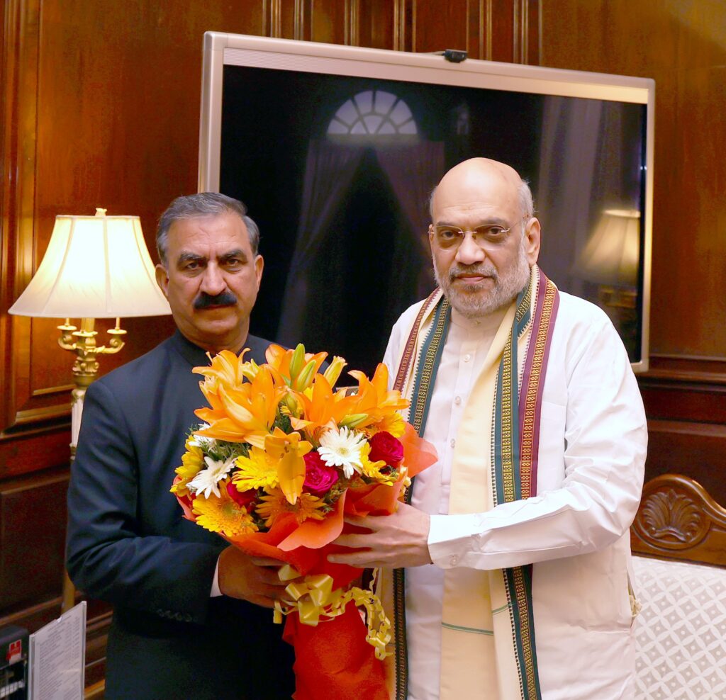 मुख्यमंत्री ने केंद्रीय गृह मंत्री से भेंट की