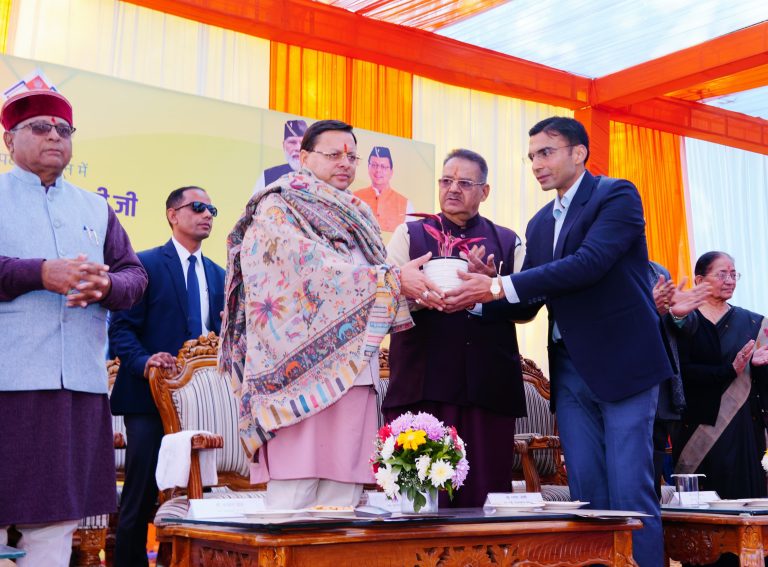 सीएम धामी ने किया 188 करोड़ की 74 योजनाओं का लोकर्पण और शिलान्यास