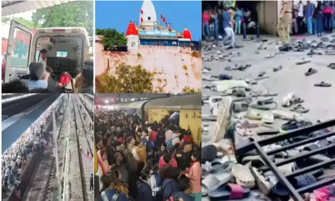 मनसा देवी मंदिर में भगदड़ से आठ श्रद्धालुओं की मौत व कई घायल